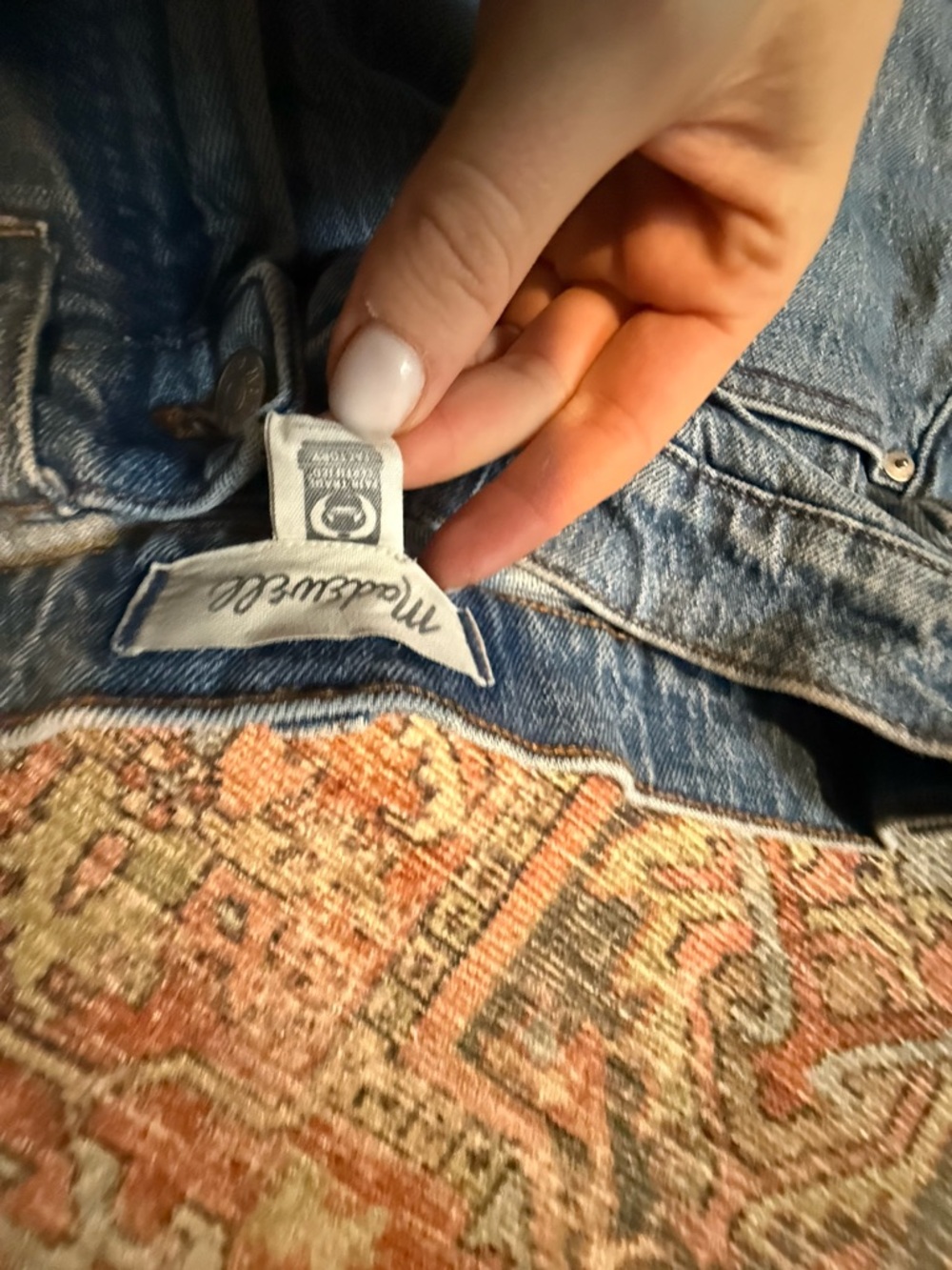 Madewell vintage straight Classic Women's Blue Denim Jeans 27 Leg - Picture 2 of 4